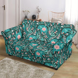 Elephants Jungle Pattern Loveseat Couch Slipcover