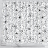 Spider Web Cobweb Pattern Shower Curtain Fulfilled In US