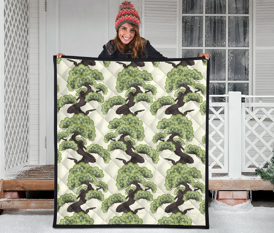 Bonsai Pattern Premium Quilt