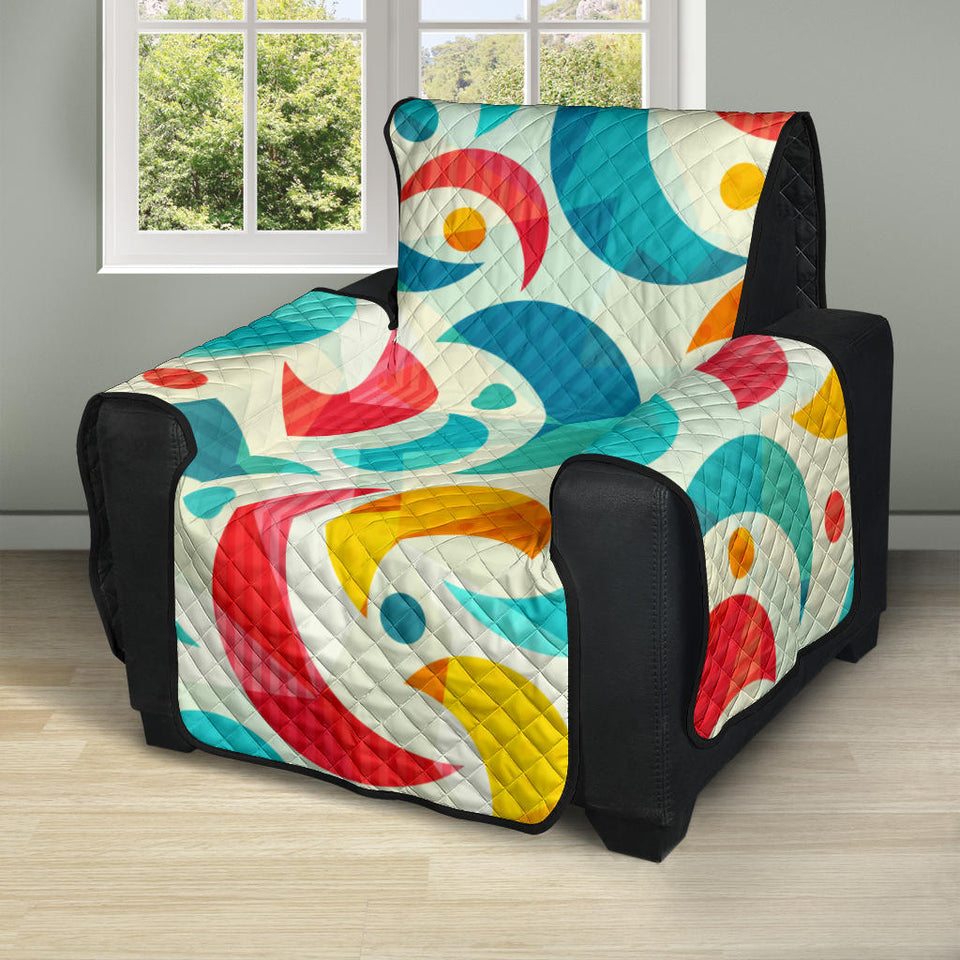 Colorful moon pattern Recliner Cover Protector