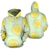 Slice Of Lemon Pattern Men Women Pullover Hoodie