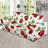 Red Apples Pattern Sofa Slipcover