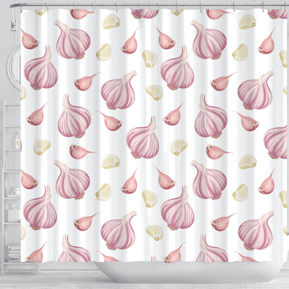 Garlic Pattern Shower Curtain Fulfilled In US