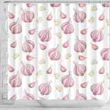 Garlic Pattern Shower Curtain Fulfilled In US