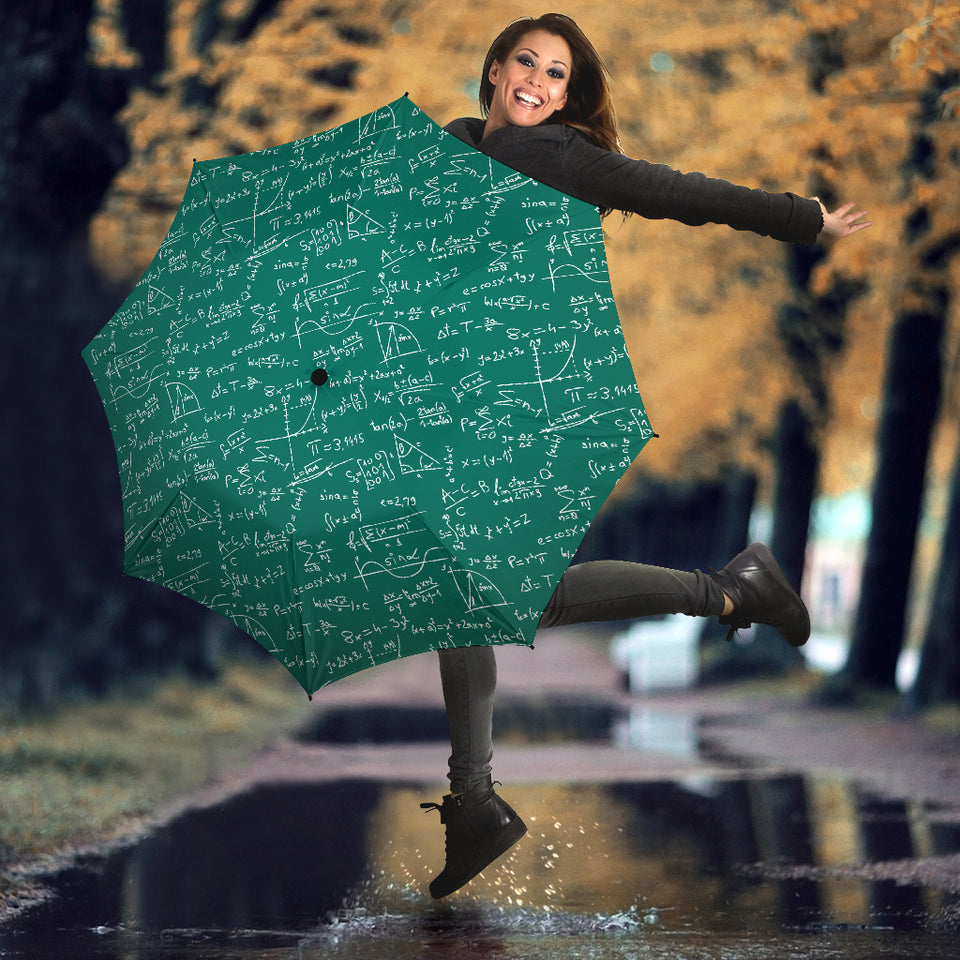 Math Pattern Print Design 01 Umbrella