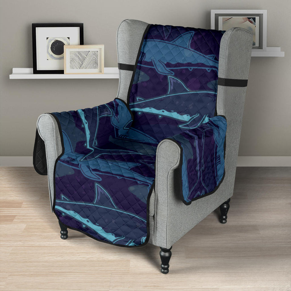 Shark pattern Chair Cover Protector