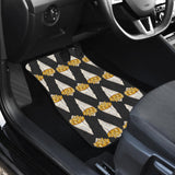 French Fries Dark Background Front Car Mats