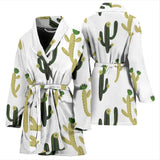 Cute Cactus Pattern Women'S Bathrobe
