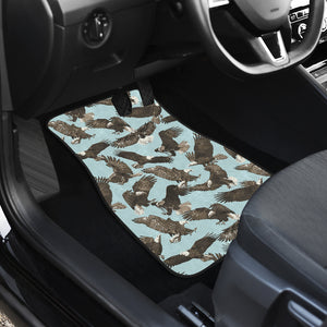 Eagle Pattern Print Design 01 Front Car Mats