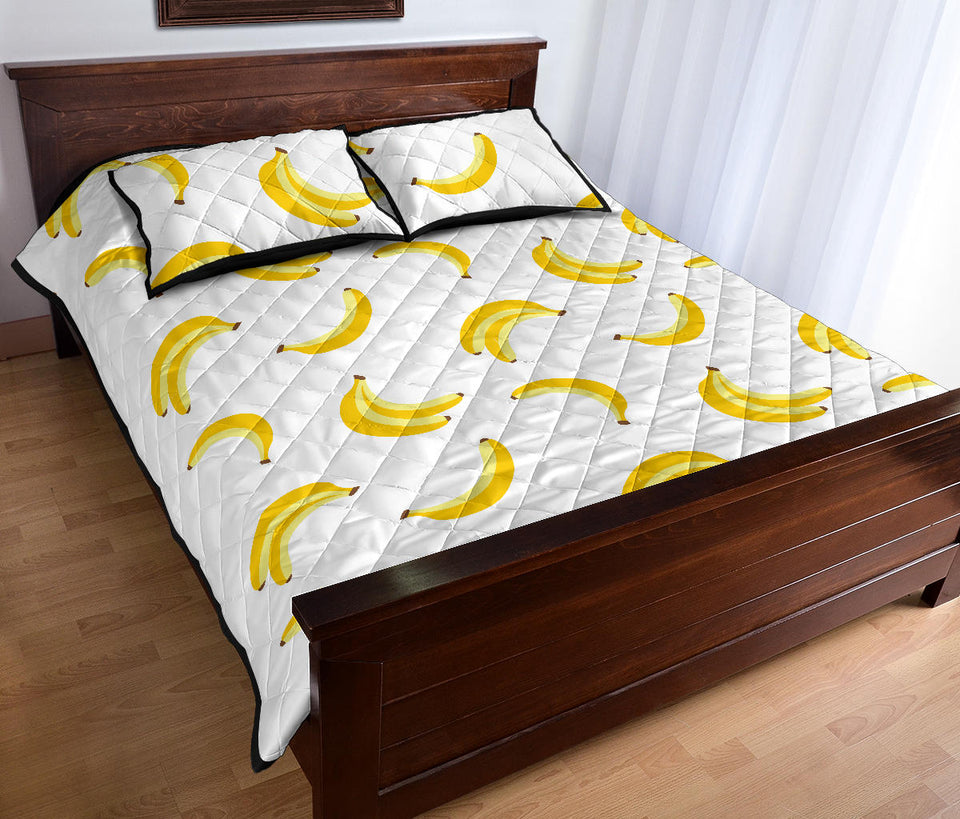 Banana pattern Quilt Bed Set