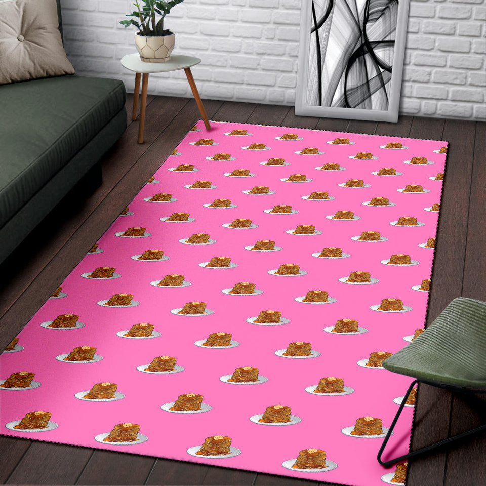 Pancake Pattern Print Design 04 Area Rug