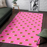 Pancake Pattern Print Design 04 Area Rug