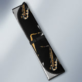 Saxophone Design Pattern Car Sun Shade