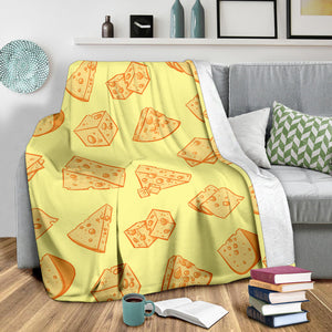 Cheese Design Pattern Premium Blanket
