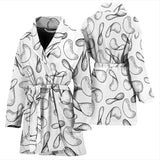 Potato Chips Pattern Print Design 04 Women's Bathrobe