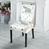 Cute Rhino Pattern Dining Chair Slipcover