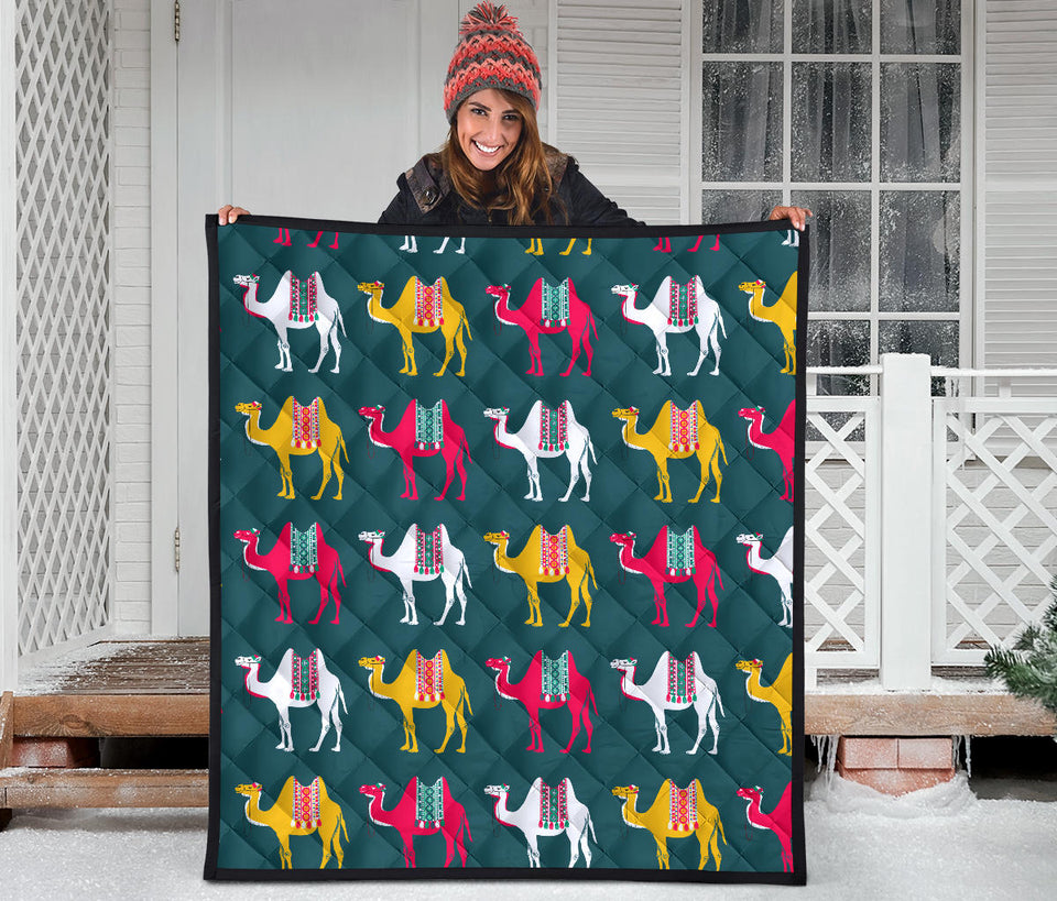 Camel Pattern Premium Quilt