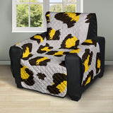 Gray Leopard print pattern Recliner Cover Protector