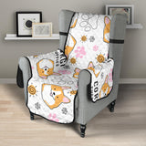 Corgi Dog Pattern Chair Cover Protector