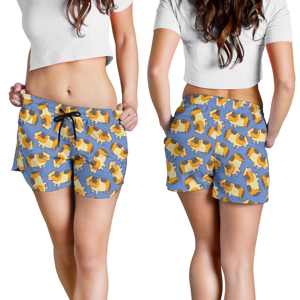 Guinea Pig Pattern Print Design 02 Women Shorts