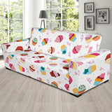 Cake Cupcake Design Pattern Sofa Slipcover