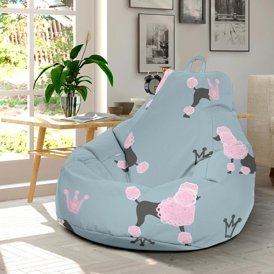 Poodle Dog Pattern Bean Bag Cover