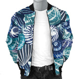 Shell Design Pattern Men'S Bomber Jacket