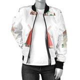 Windmill Design Pattern Women'S Bomber Jacket