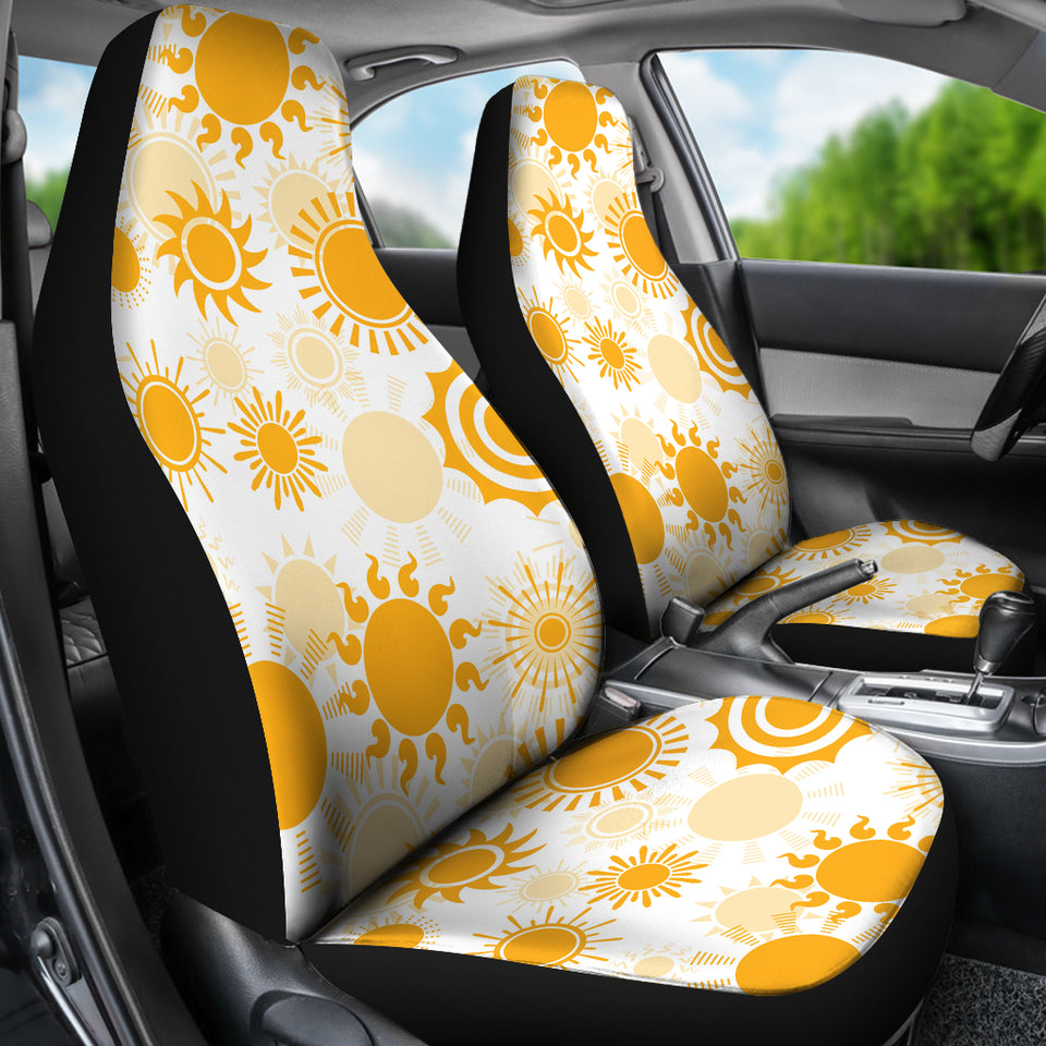 Sun Design Pattern  Universal Fit Car Seat Covers