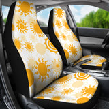 Sun Design Pattern  Universal Fit Car Seat Covers