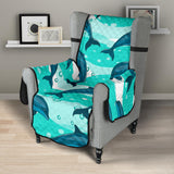 Dolphin sea pattern Chair Cover Protector