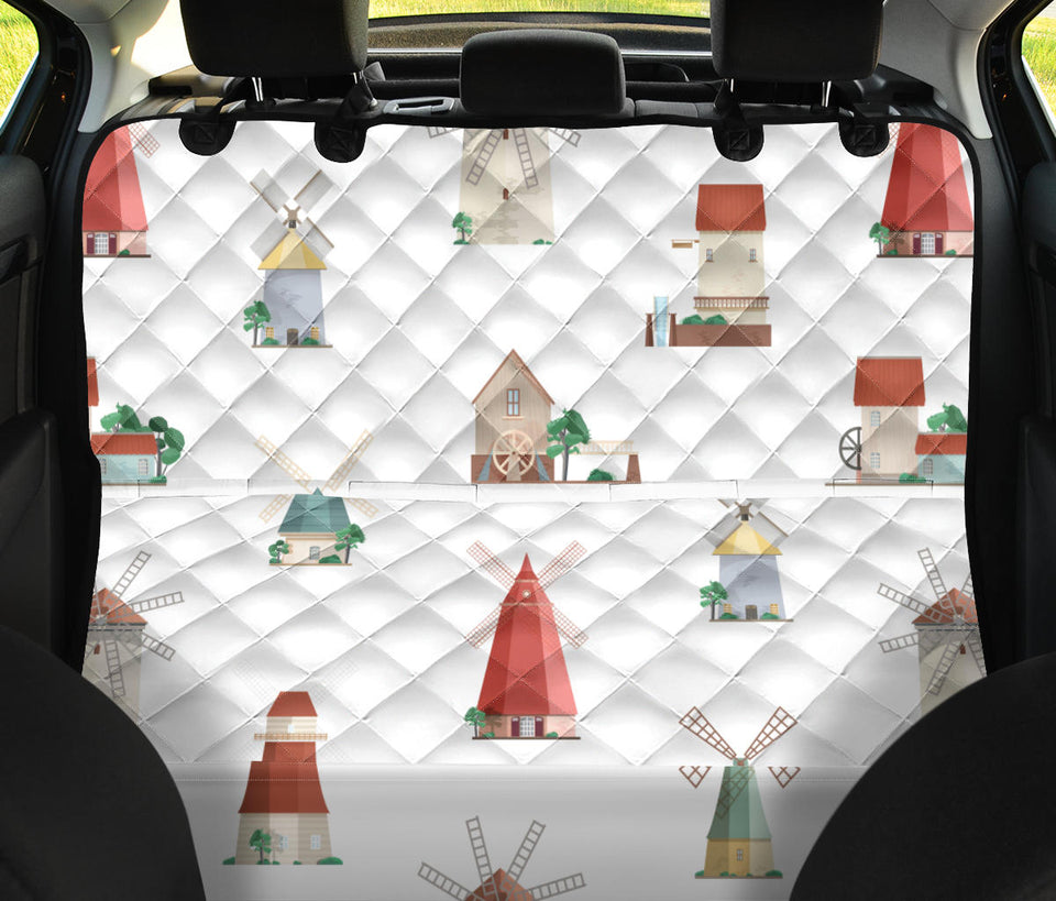 Windmill Design Pattern Dog Car Seat Covers
