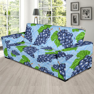 Watercolor Grape Pattern Sofa Slipcover
