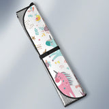Colorful Unicorn Pattern Car Sun Shade