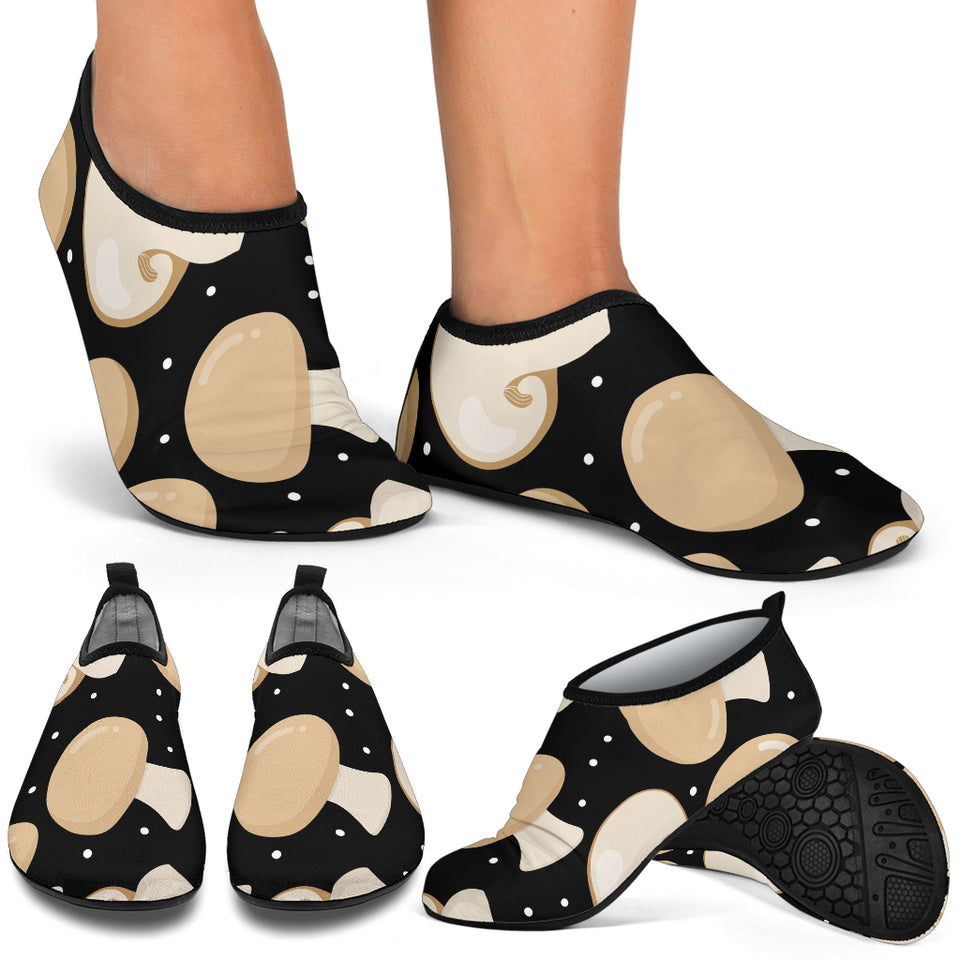 Champignon Mushroom Pattern Aqua Shoes