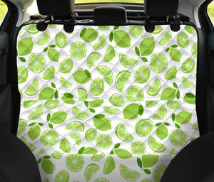 Lime Design Pattern Dog Car Seat Covers