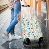 Apples Leaves Pattern Luggage Covers
