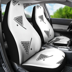 Billiard Ball Pattern Print Design 03 Universal Fit Car Seat Covers