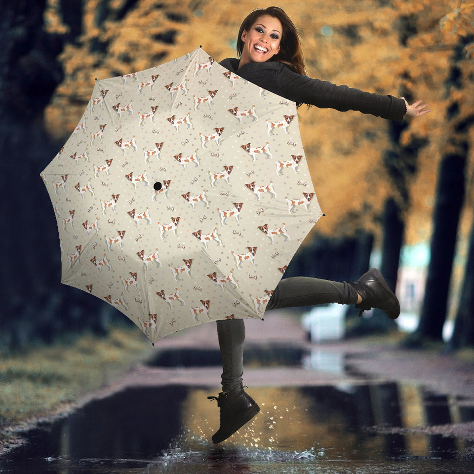 Jack Russel Pattern Print Design 02 Umbrella