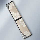 Beautiful Hexagon Japanese  Pattern Car Sun Shade