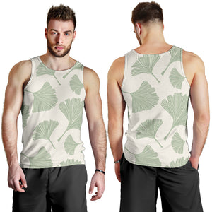 Ginkgo leaves pattern Men Tank Top