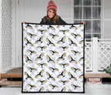 Eagle Pattern Print Design 03 Premium Quilt