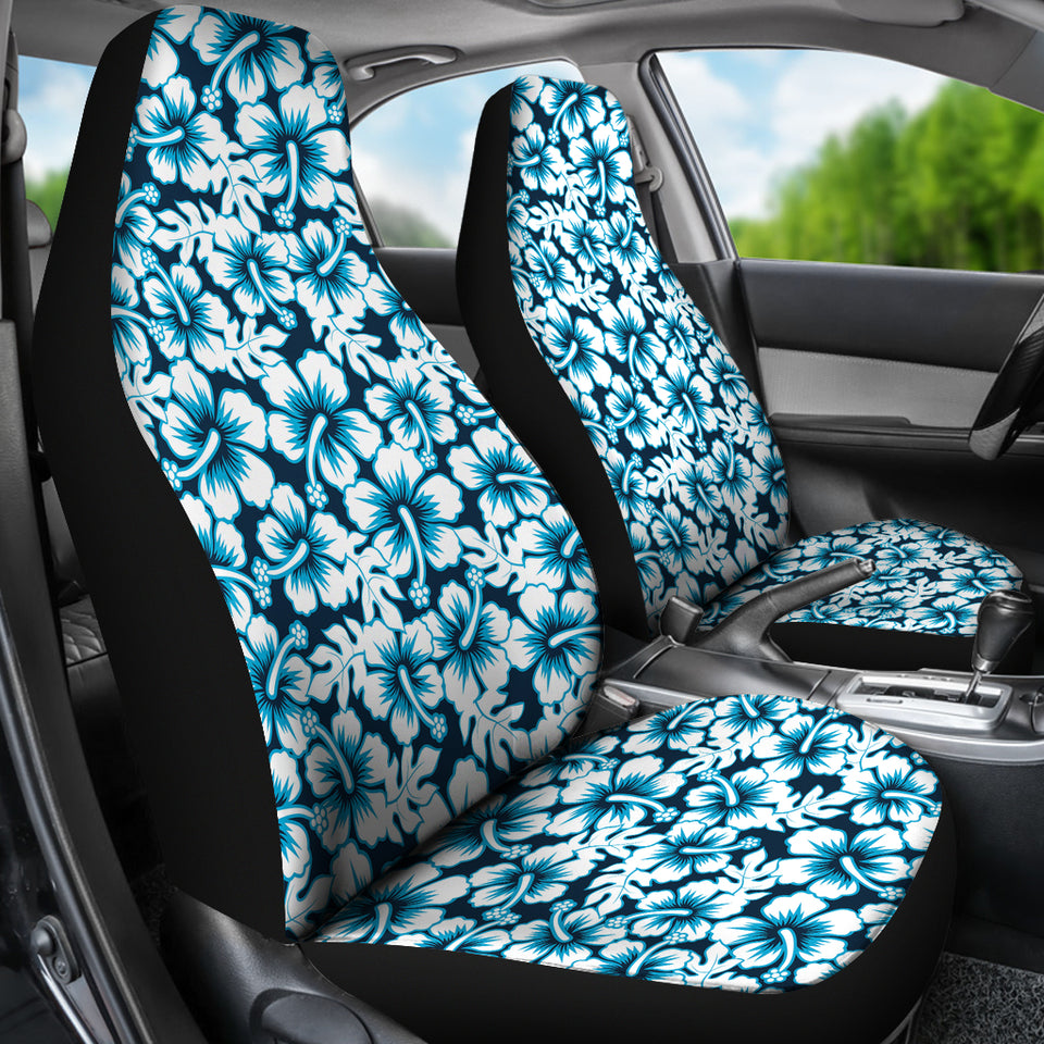 Hibiscus Pattern Print Design 04 Universal Fit Car Seat Covers