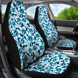 Hibiscus Pattern Print Design 04 Universal Fit Car Seat Covers