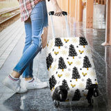 Christmas Tree Holly Snow Star Pattern Luggage Covers