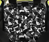 Crow Illustration Pattern Dog Car Seat Covers