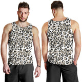Leopard skin print pattern Men Tank Top