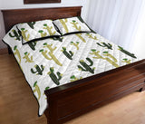 Cute cactus pattern Quilt Bed Set