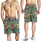 Gear Pattern Print Design 03 Men Shorts