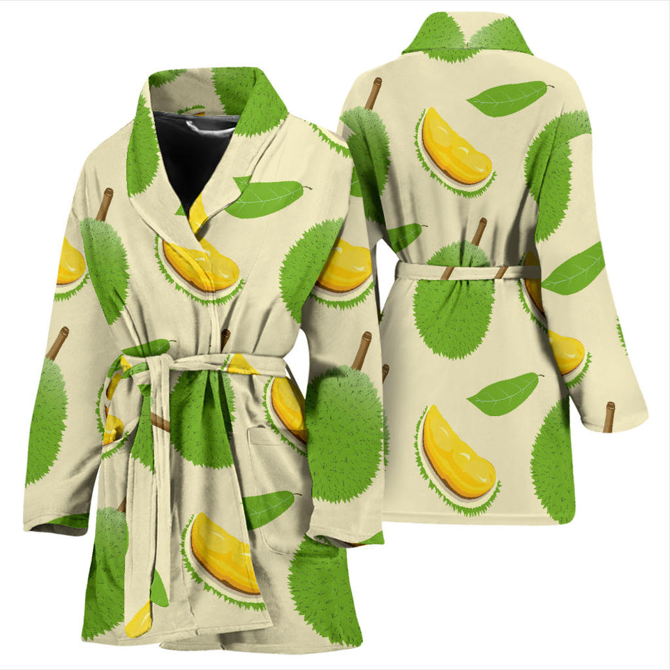 Durian Pattern Women'S Bathrobe